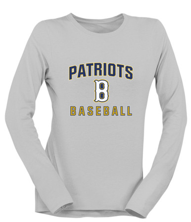 Birmingham Patriots Baseball #1 Women's LS T-Shirt