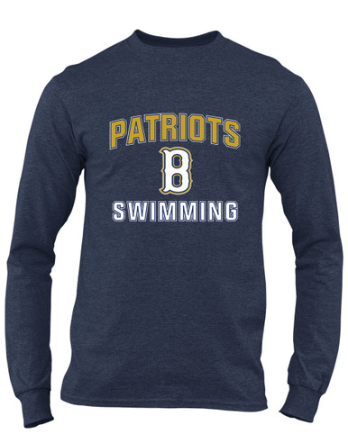 Birmingham Patriots Swimming Men's LS T-Shirt