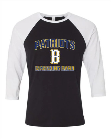 Birmingham Patriots Marching Band Men's Baseball T-Shirt
