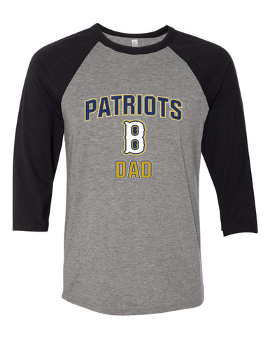 Birmingham Patriots Dad Men's Baseball T-Shirt