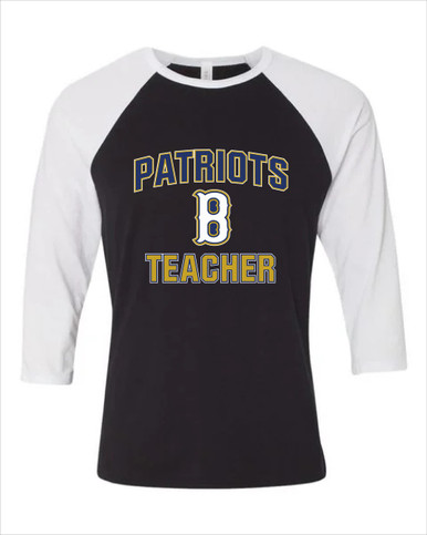 Birmingham Patriots Teacher Men's Baseball T-Shirt