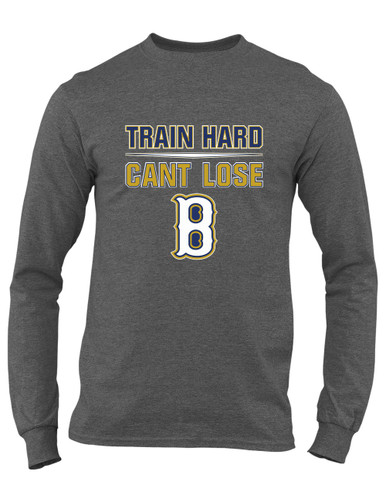 Birmingham Patriots Train Hard, Can't Lose Men's LS T-Shirt