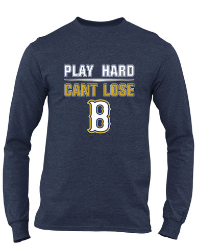 Birmingham Patriots Play Hard, Can't Lose Men's Premium LS T-Shirt