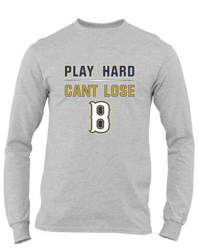 Birmingham Patriots Play Hard, Can't Lose Men's LS T-Shirt