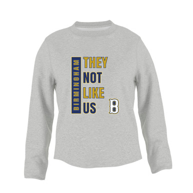 Birmingham Patriots They Not Like Us #1 Women's Sweatshirt