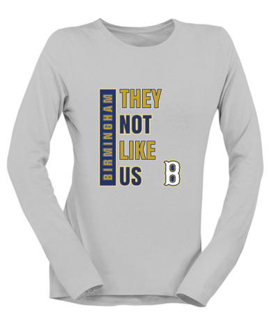 Birmingham Patriots They Not Like Us #1 Women's LS T-Shirt