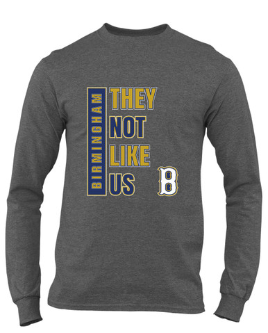 Birmingham Patriots They Not Like Us #1 Men's Premium LS T-Shirt