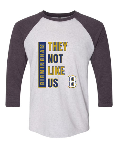 Birmingham Patriots They Not Like Us #1 Men's Baseball T-Shirt