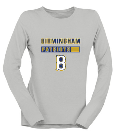 Birmingham Patriots Mascot #7 Women's Premium LS T-Shirt