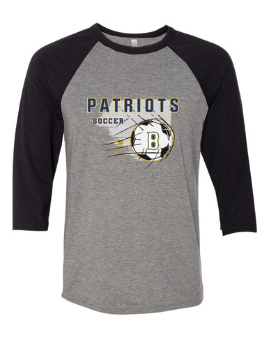 Birmingham Patriots Soccer #2 Men's Baseball T-Shirt