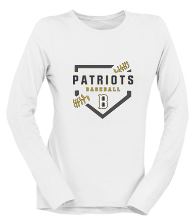 Birmingham Patriots Baseball #2 Women's LS T-Shirt