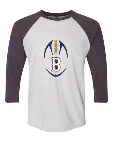 Birmingham Patriots Football #4 Men's Baseball T-Shirt