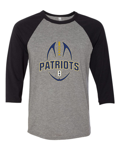 Birmingham Patriots Football #5 Men's Baseball T-Shirt