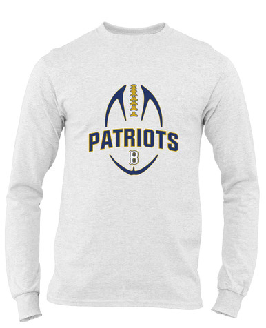 Birmingham Patriots Football #5 Men's LS T-Shirt