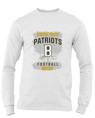 Birmingham Patriots Football #6 Men's Premium LS T-Shirt