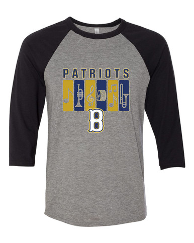 Birmingham Patriots Band # 2 Women's Baseball T-Shirt