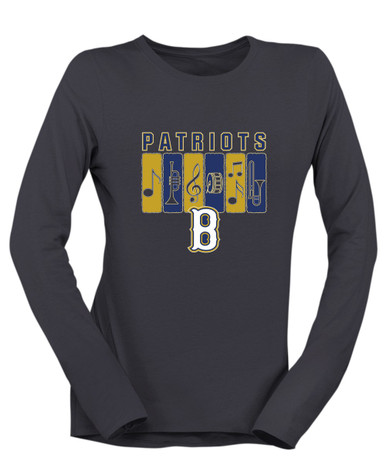 Birmingham Patriots Band # 2 Women's LS T-Shirt