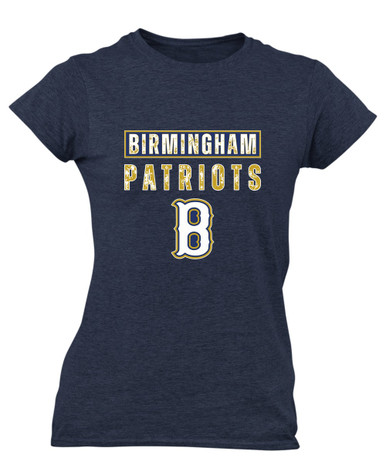 Birmingham Patriots Mascot #9 Women's SS T-Shirt