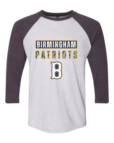 Birmingham Patriots Mascot #9 Men's Baseball T-Shirt
