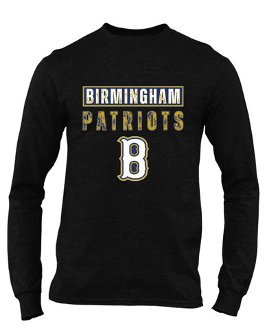 Birmingham Patriots Mascot #9 Men's LS T-Shirt