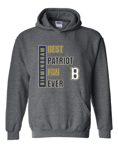 Birmingham Patriots Best Patriot Fan Men's Hoodie