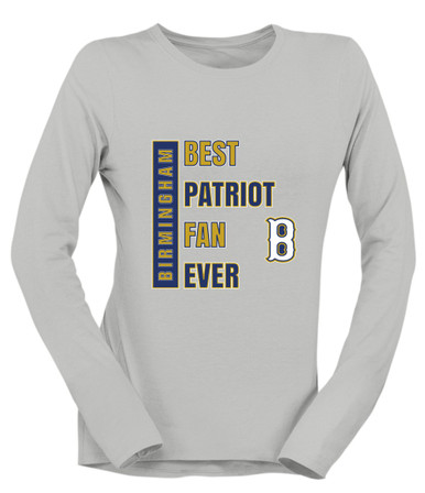 Birmingham Patriots Best Patriot Fan Women's Premium LS T-Shirt