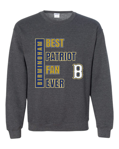 Birmingham Patriots Best Patriot Fan Men's Sweatshirt