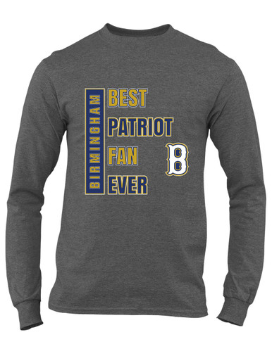 Birmingham Patriots Best Patriot Fan Men's LS T-Shirt