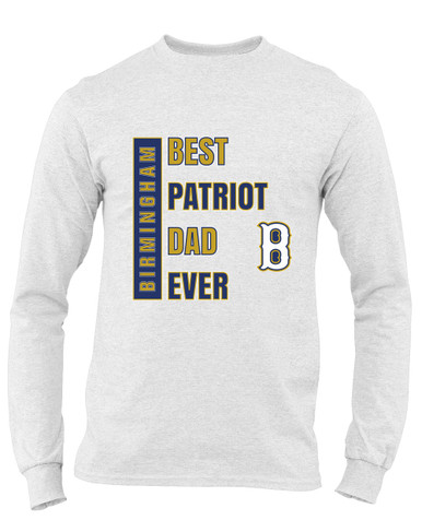 Birmingham Patriots Best Patriot Dad Men's Premium LS T-Shirt