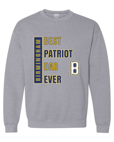 Birmingham Patriots Best Patriot Dad Men's Sweatshirt