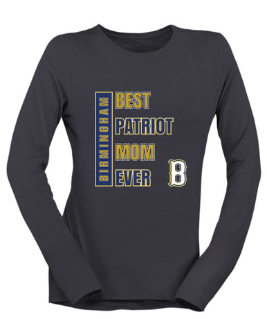 Birmingham Patriots Best Patriot Mom Women's LS T-Shirt