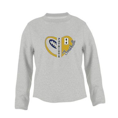 Birmingham Patriots Heart Football Women's Sweatshirt