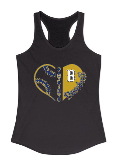 Birmingham Patriots Heart Baseball Women's Tank Top