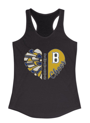 Birmingham Patriots Heart Cheer Women's Tank Top