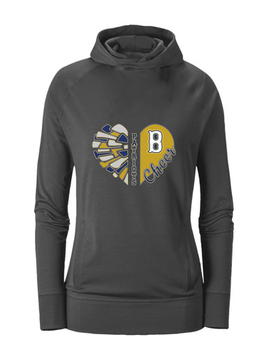 Birmingham Patriots Heart Cheer Women's Hoodie