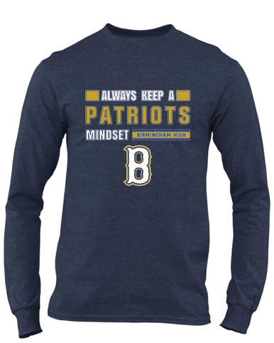 Birmingham Patriots Mindset Men's Premium LS T-Shirt