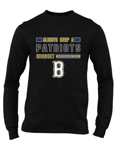 Birmingham Patriots Mindset Men's LS T-Shirt