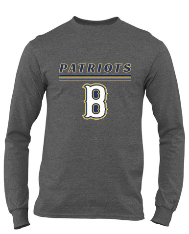 Birmingham Patriots Mascot #8 Men's LS T-Shirt