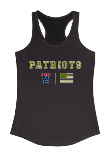 Penn Wood Patriots Camo Flag Women's Tank Top