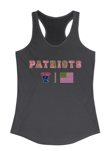 Penn Wood Patriots Pink Camo Flag Women's Tank Top