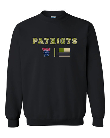 Penn Wood Patriots Camo Flag Men's Sweatshirt