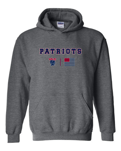 Penn Wood Patriots Team Colors Flag Men's Hoodie
