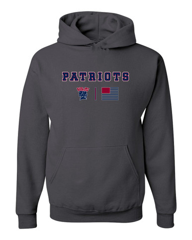 Penn Wood Patriots Team Colors Flag Men's Premium Hoodie