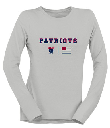 Penn Wood Patriots Team Colors Flag Women's Premium LS T-Shirt