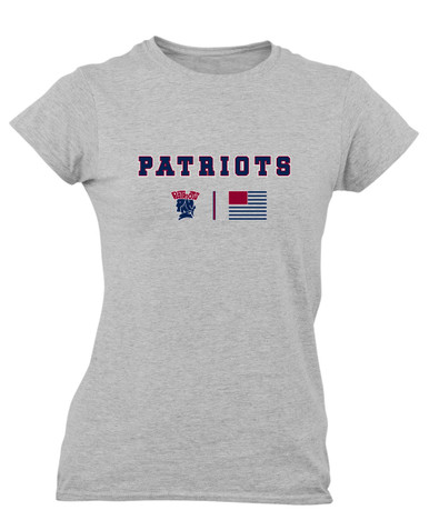 Penn Wood Patriots Team Colors Flag Women's Premium SS T-Shirt