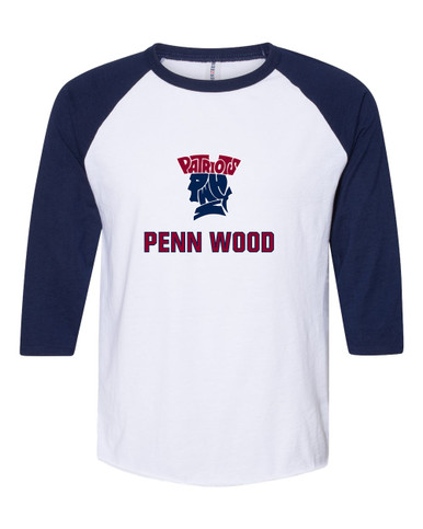Penn Wood Patriots Mascot #2 Men's Baseball T-Shirt