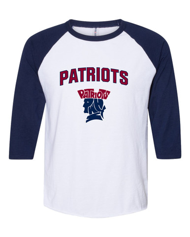 Penn Wood Patriots Mascot #6 Women's Baseball T-Shirt