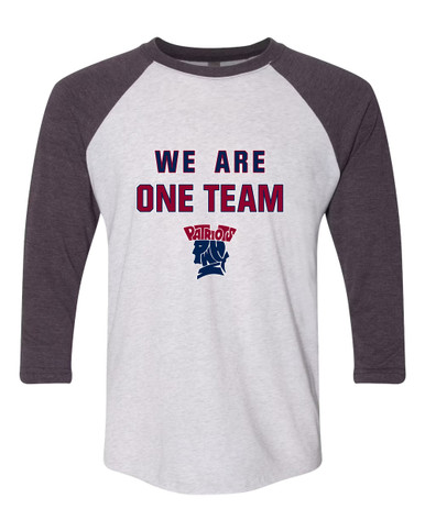 Penn Wood Patriots We Are One Team Women's Baseball T-Shirt