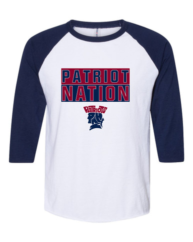 Penn Wood Patriots Nation #1 Women's Baseball T-Shirt