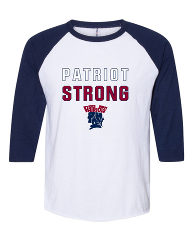 Penn Wood Patriots Strong #2 Men's Baseball T-Shirt